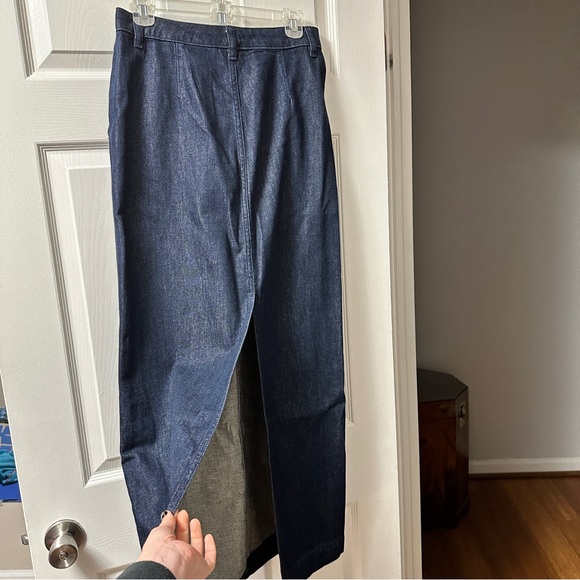 Theory Maxi Denim Skirt NWT - Picture 4 of 10